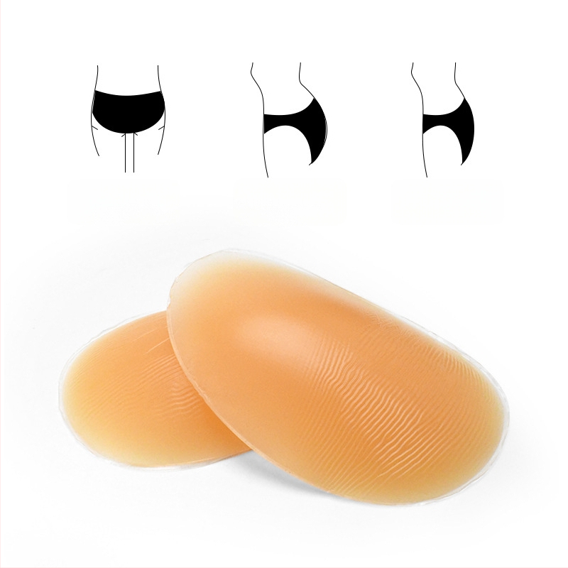 Karštai parduodamas tarpvalstybinis silikoninis netikras sėdmenų klubų įklotas, lipnus natūralus besiūlis klubų įklotas, pakeliantis klubų liniją, didinantis artefaktą