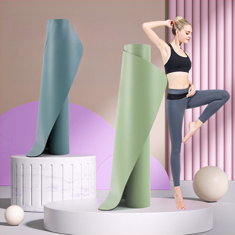 Piiriülene kummist joogamatt libisemiskindla paksendatud professionaalse spordi fitnessi tantsumatt diatomi mudamatt hulgimüügis laos põlvkonna juuksed