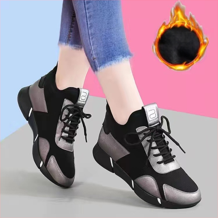 Ženske cipele za proljeće i jesen, prozračna mreža, mekani potplat, svestrane kožne cipele za hodanje, lijene cipele bez nazuvanja, velika veličina