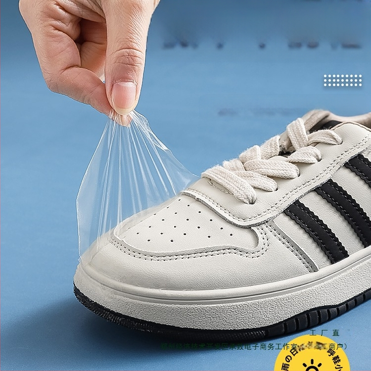 Felső vízálló matrica, lábujjvédő fólia nedvesség és szennyeződés ellen, nem nedves cipővédő huzat esős napokra, esőálló, nedvességálló és kopásálló