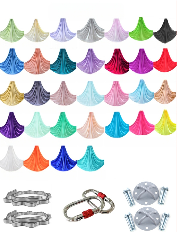 4 m kõrgmäestiku õhujooga võrkkiik koduseks kasutamiseks keskmise suurusega elastne rihmaga rihmaga jooga venitusvöö joogastuudio ülikond