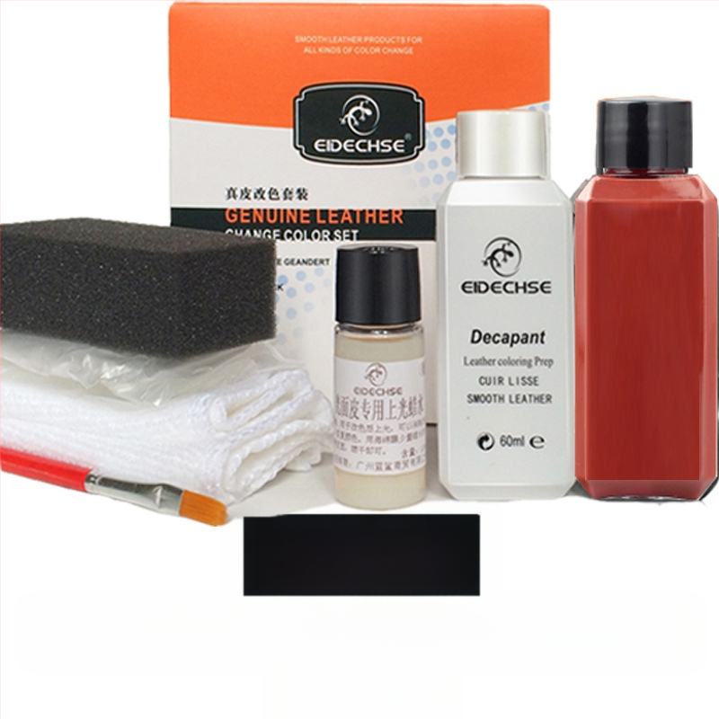 EIDECHSE Комплект за смяна на цвят, кожена чанта за диван, дрехи, яке и обувки, допълнение за смяна на цвят, реновирана цветна боя