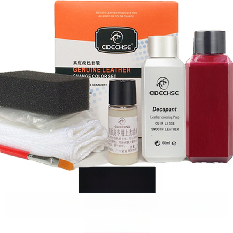 EIDECHSE Комплект за смяна на цвят, кожена чанта за диван, дрехи, яке и обувки, допълнение за смяна на цвят, реновирана цветна боя