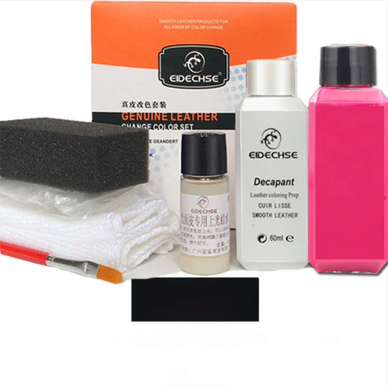 EIDECHSE Комплект за смяна на цвят, кожена чанта за диван, дрехи, яке и обувки, допълнение за смяна на цвят, реновирана цветна боя