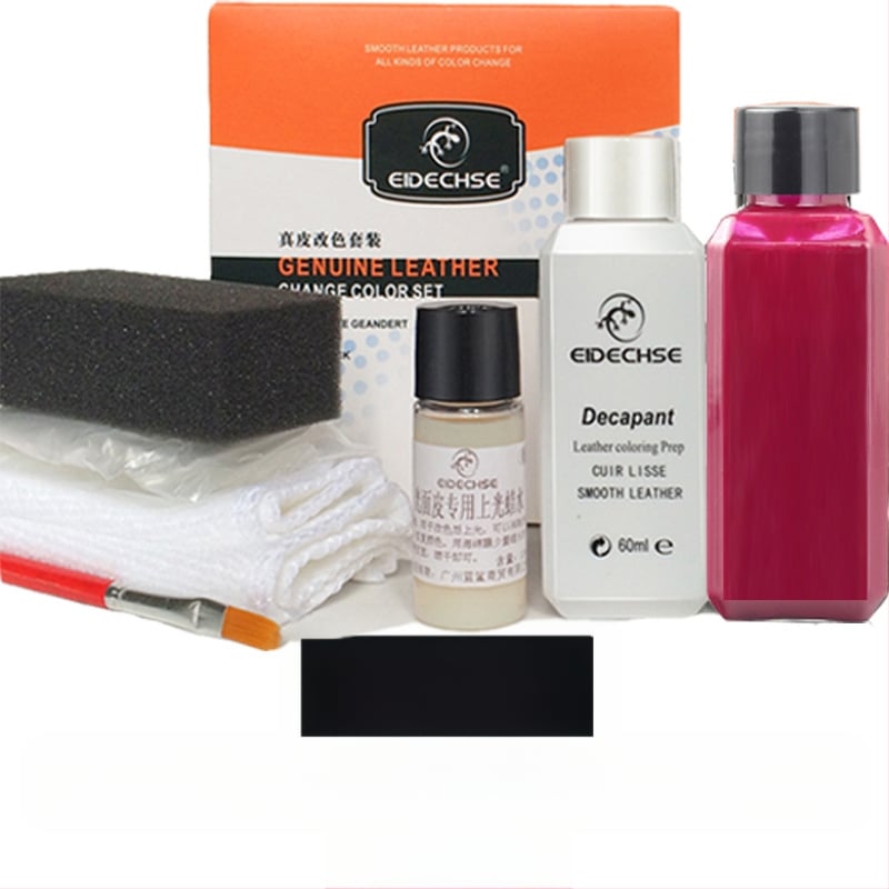 EIDECHSE Комплект за смяна на цвят, кожена чанта за диван, дрехи, яке и обувки, допълнение за смяна на цвят, реновирана цветна боя