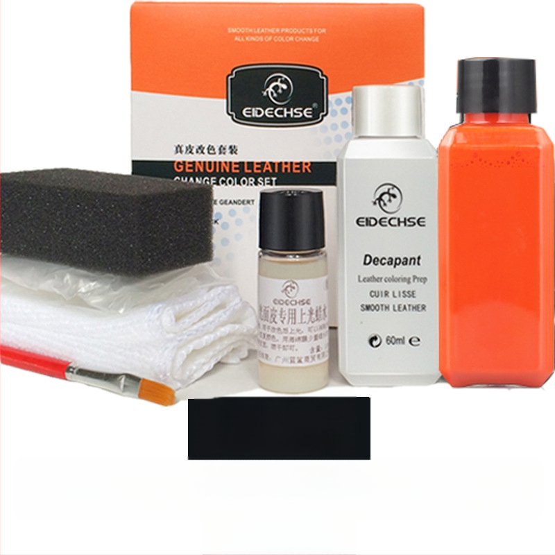 EIDECHSE Комплект за смяна на цвят, кожена чанта за диван, дрехи, яке и обувки, допълнение за смяна на цвят, реновирана цветна боя