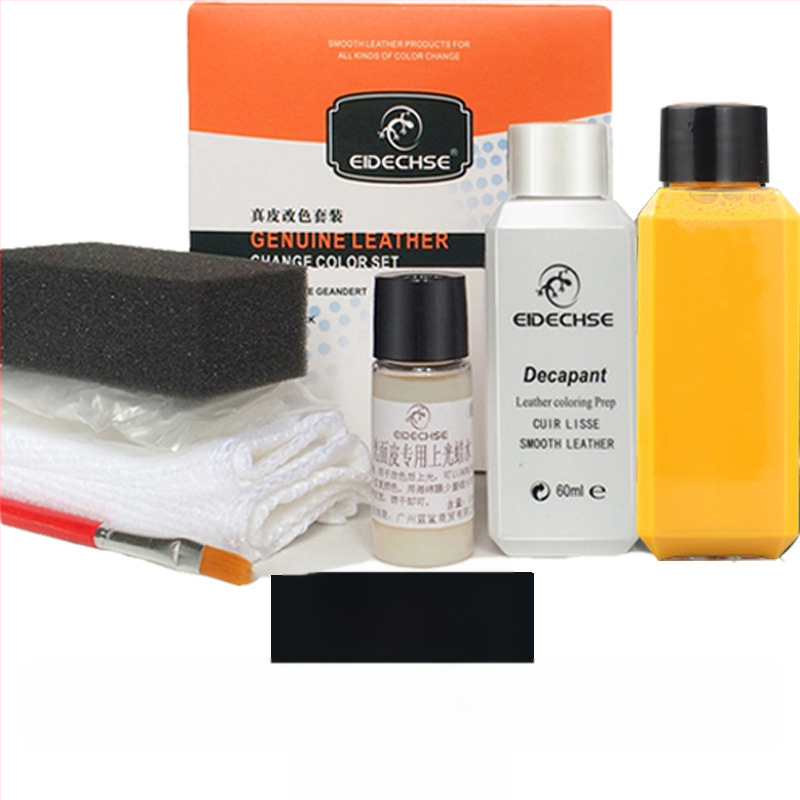 EIDECHSE Комплект за смяна на цвят, кожена чанта за диван, дрехи, яке и обувки, допълнение за смяна на цвят, реновирана цветна боя