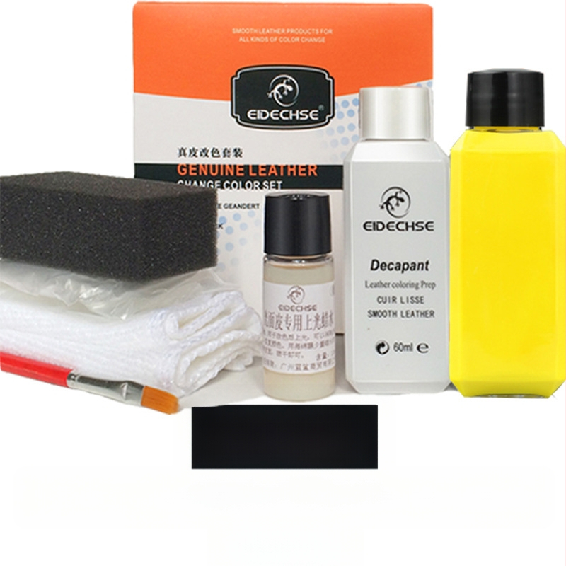 EIDECHSE Комплект за смяна на цвят, кожена чанта за диван, дрехи, яке и обувки, допълнение за смяна на цвят, реновирана цветна боя