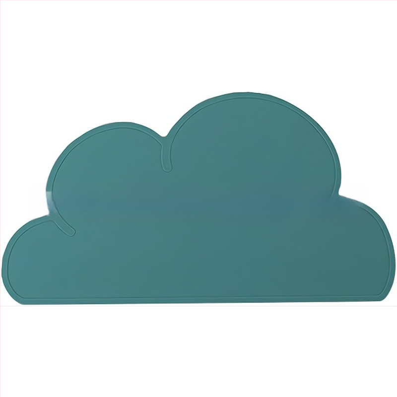 Sabiezināts bērnu galda paklājiņš, silikona mākoņu siltumizolācijas paklājiņš, radošs paliktnis, mājdzīvnieku pretslīdes noplūdes paklājiņš, pretapplaucēšanās galda paklājiņš