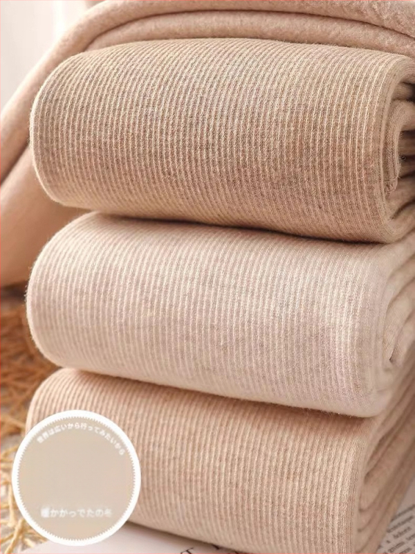 Kokvilnas vertikāli svītrainas japāņu stila zeķubikses sievietēm, rudens un ziemas, viegla kompresija, slaidinošas legingas, virsdrēbes, biezas, siltas, īsas bikses