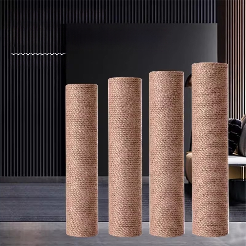 Kanapių virvės stulpas katėms laipiojimo rėmas stulpas džiuto sizalio pakaitinis stulpas katėms griebti stulpas savadarbis dangaus stulpas „pasidaryk pats“ sprogimai