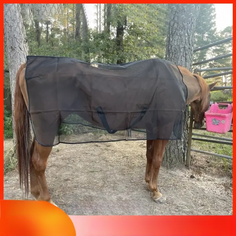 Spot Equestrian Supplies suvine sääsevastane hobusemantel, võrkkangast, hingav hobusemantel, reguleeritava suurusega, kulumiskindel, hingav hobusekaitse