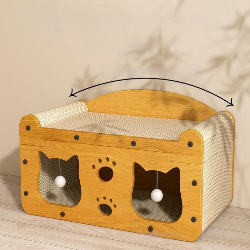 Vertikali katės draskymo lenta, katės lizdas, vientisa, atspari dilimui ir nešerianti katės letenų lenta, universali visiems metų laikams, žieminis katės namelis, kačių žaislai ir reikmenys
