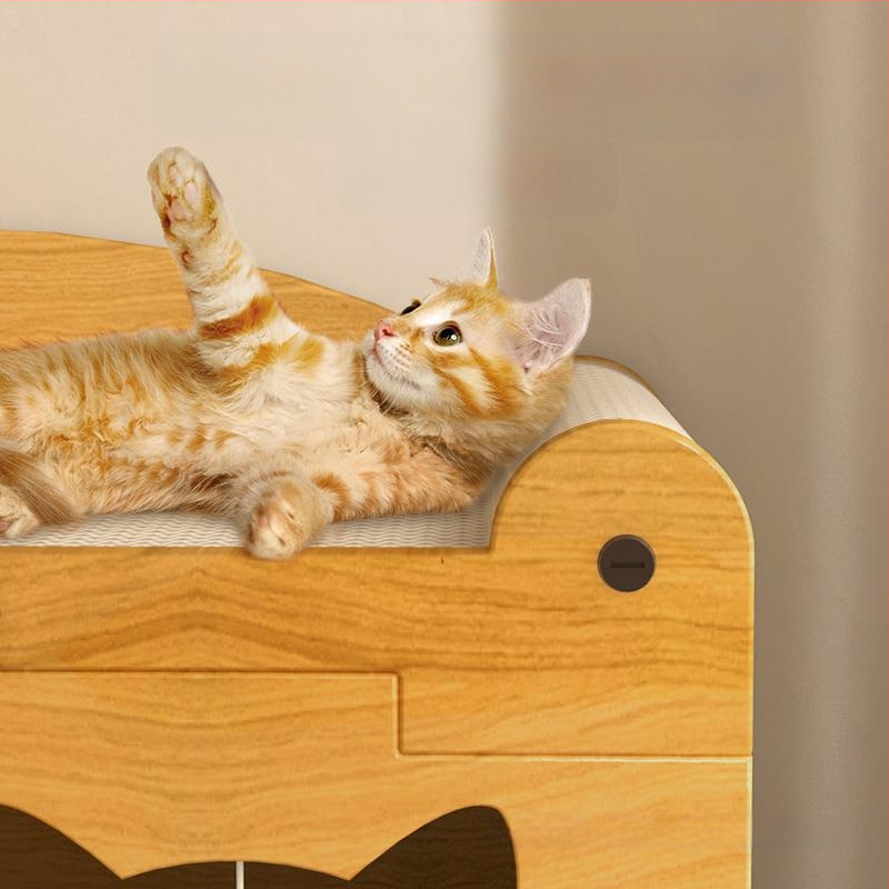 Vertikali katės draskymo lenta, katės lizdas, vientisa, atspari dilimui ir nešerianti katės letenų lenta, universali visiems metų laikams, žieminis katės namelis, kačių žaislai ir reikmenys