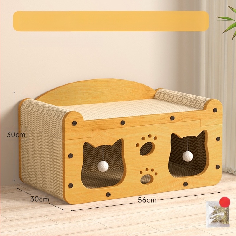 Vertikali katės draskymo lenta, katės lizdas, vientisa, atspari dilimui ir nešerianti katės letenų lenta, universali visiems metų laikams, žieminis katės namelis, kačių žaislai ir reikmenys