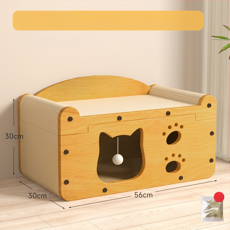 Vertikali katės draskymo lenta, katės lizdas, vientisa, atspari dilimui ir nešerianti katės letenų lenta, universali visiems metų laikams, žieminis katės namelis, kačių žaislai ir reikmenys