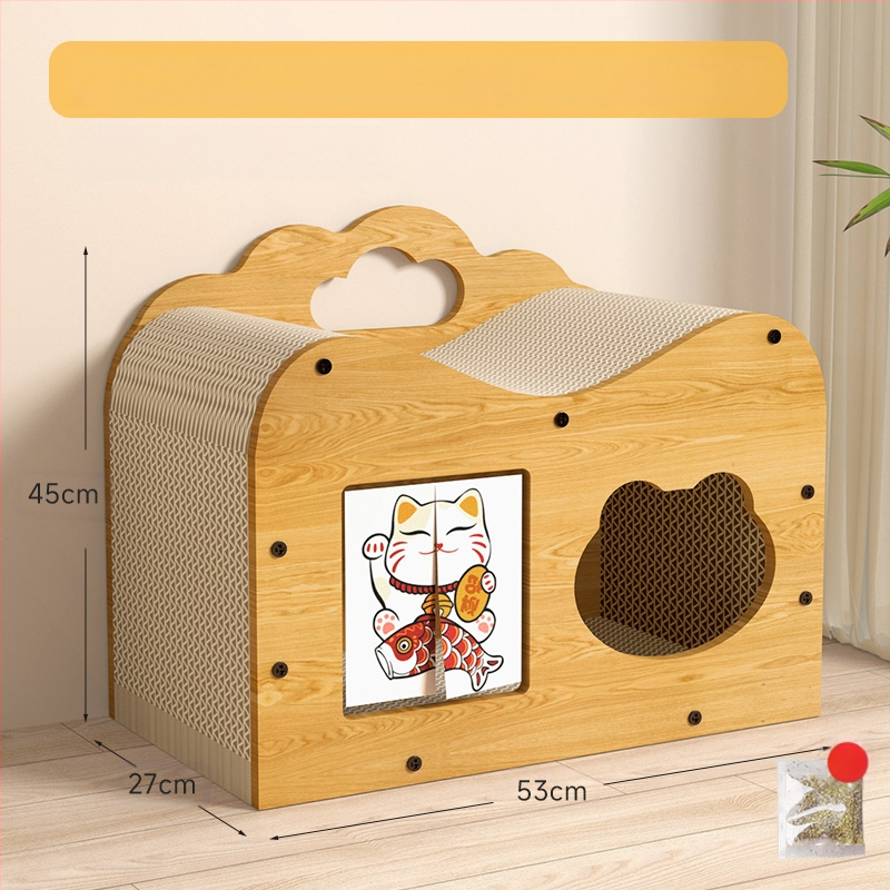 Vertikali katės draskymo lenta, katės lizdas, vientisa, atspari dilimui ir nešerianti katės letenų lenta, universali visiems metų laikams, žieminis katės namelis, kačių žaislai ir reikmenys