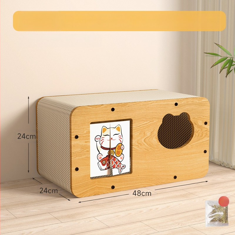 Vertikali katės draskymo lenta, katės lizdas, vientisa, atspari dilimui ir nešerianti katės letenų lenta, universali visiems metų laikams, žieminis katės namelis, kačių žaislai ir reikmenys