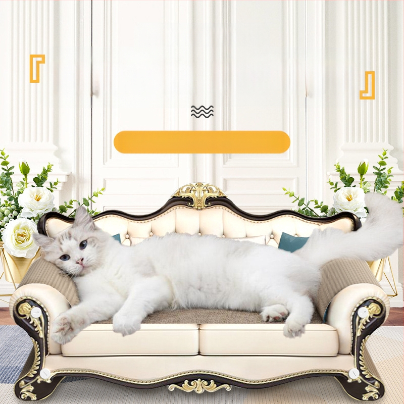 Katės lizdas, katės draskymo lenta, integruota katės sofa, didelė katės letenų lenta, atspari įbrėžimams, didelė sofa su apsauga nuo įbrėžimų