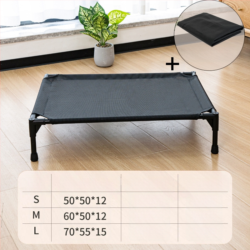 Kamp krevet za kućne ljubimce za pse i mačke Four Seasons univerzalni ljetni prozračni, hladni, otporni na vlagu, uklonjivi i perivi, podni krevet za srednje i male pse