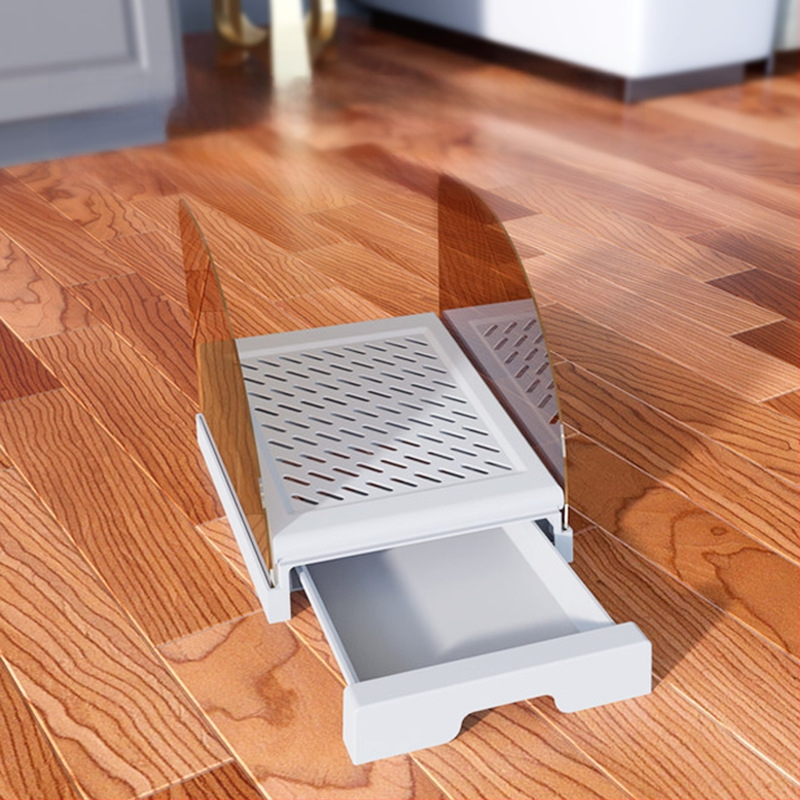 Piiriülene madala profiiliga kassiredel kassipoegadele, jälgedevastane liivamatt, kassi tualeti jalgade pühkimismatt, prügikontrolli platvorm, prügikontrolli tööriist lemmikloomadele