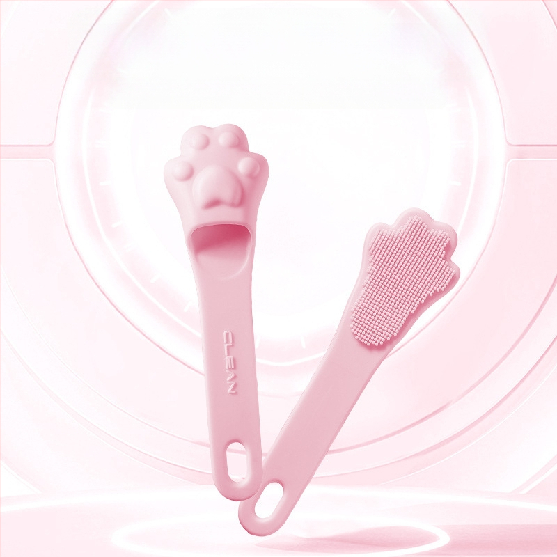 Piiriülene kuummüük kassiküünisega näopesuhari ninatiivaga ninapea hari pooride puhastamiseks pehme karvapuhastushari pehme sõrmehari