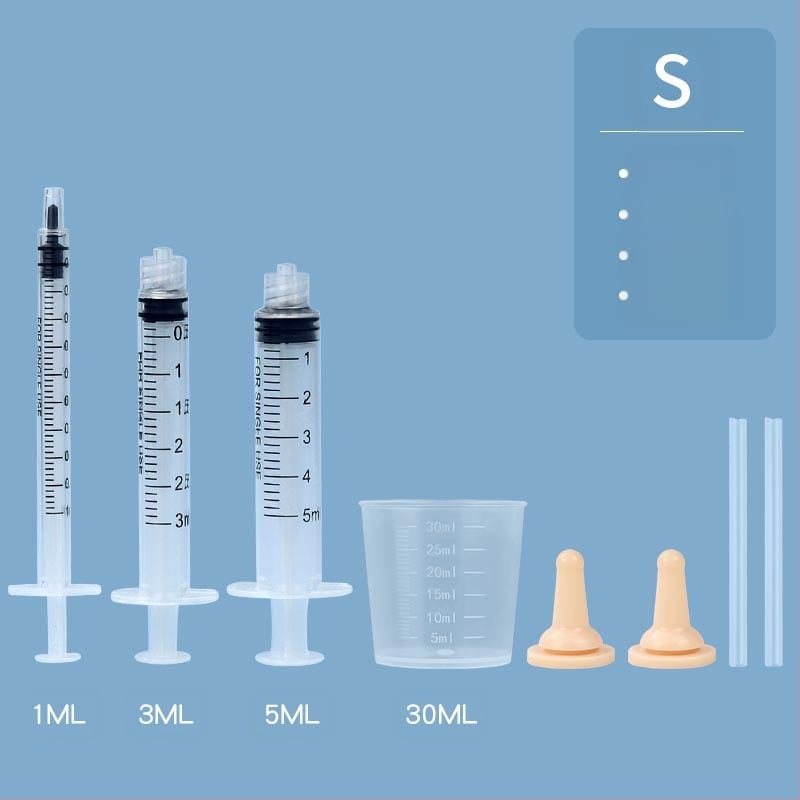 Kisállat gyógyszeradagoló palack kiscica kölyökkutya palack univerzális gyógyszeradagoló cseppentő mellbimbó újszülött kiscica etető kellékek