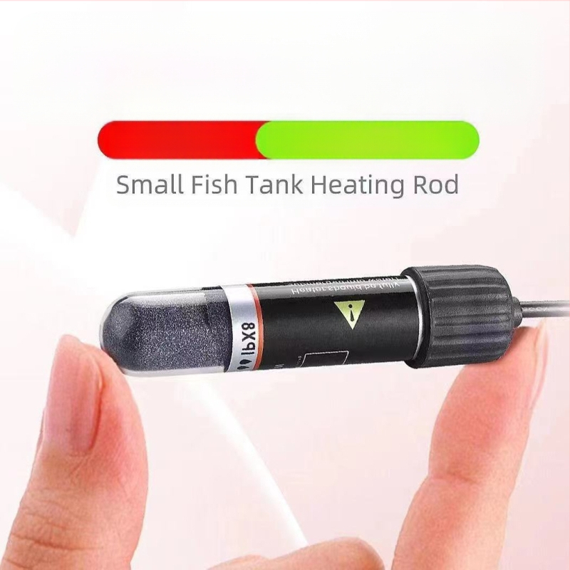 Akvariumo šildymo strypas, automatinis, pastovios temperatūros, mažas mini vėžliukas, šildymo strypas, tropinės žuvys, šviesus jūros vanduo, universalus kvarcinis, atsparus sprogimui.