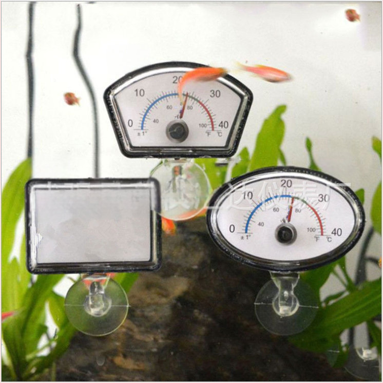 Akvárium ütközésgátló hőmérő vízhőmérséklet-mérő búvárhőmérő beépített tapadókorongos hőmérő akvárium nagy pontosságú hőmérő