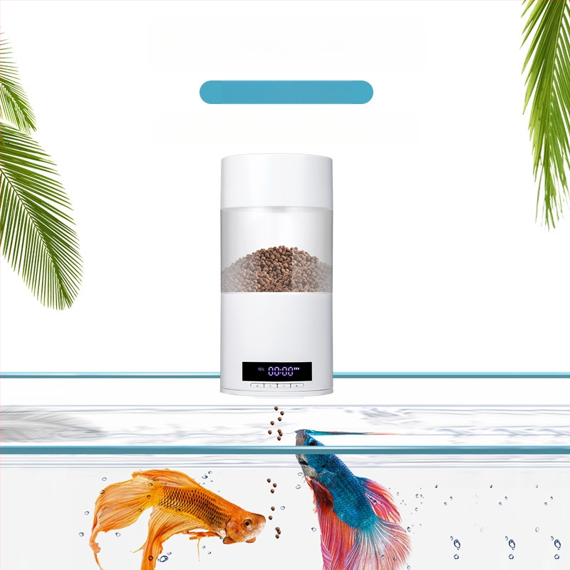 Automaatne kalasöötja guppy väike intelligentne söötmissöötja kalapaak ajastus kalatoit troopilised kalad mini väikesed kalad