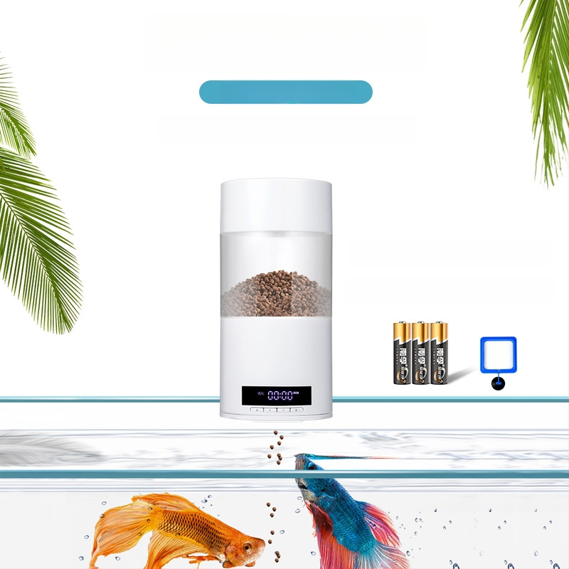 Automaatne kalasöötja guppy väike intelligentne söötmissöötja kalapaak ajastus kalatoit troopilised kalad mini väikesed kalad