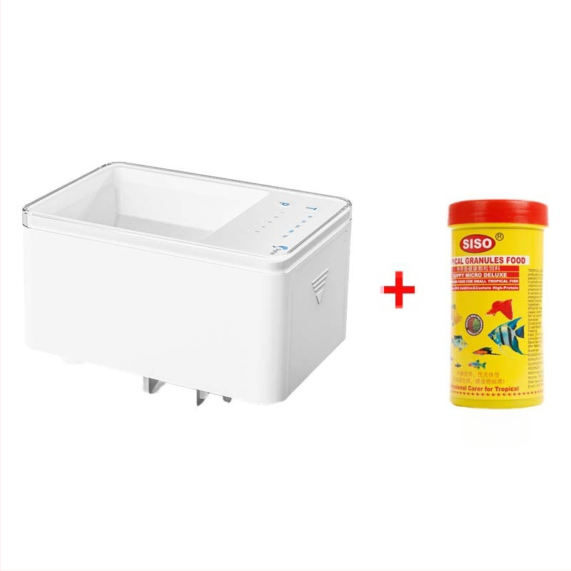 Automaatne kalasöötja guppy väike intelligentne söötmissöötja kalapaak ajastus kalatoit troopilised kalad mini väikesed kalad