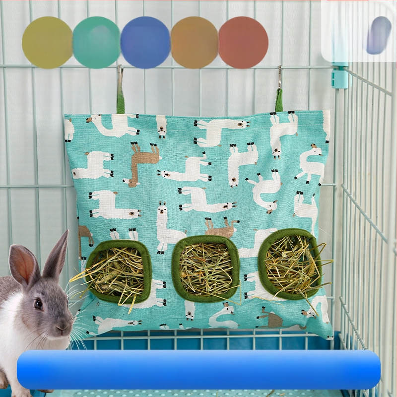 Piiriülene küüliku rohukottide söötmisriiul, hulgimüük küülikule, merisigale, merisigale rippuv heina söötmiskott, küüliku rohukott