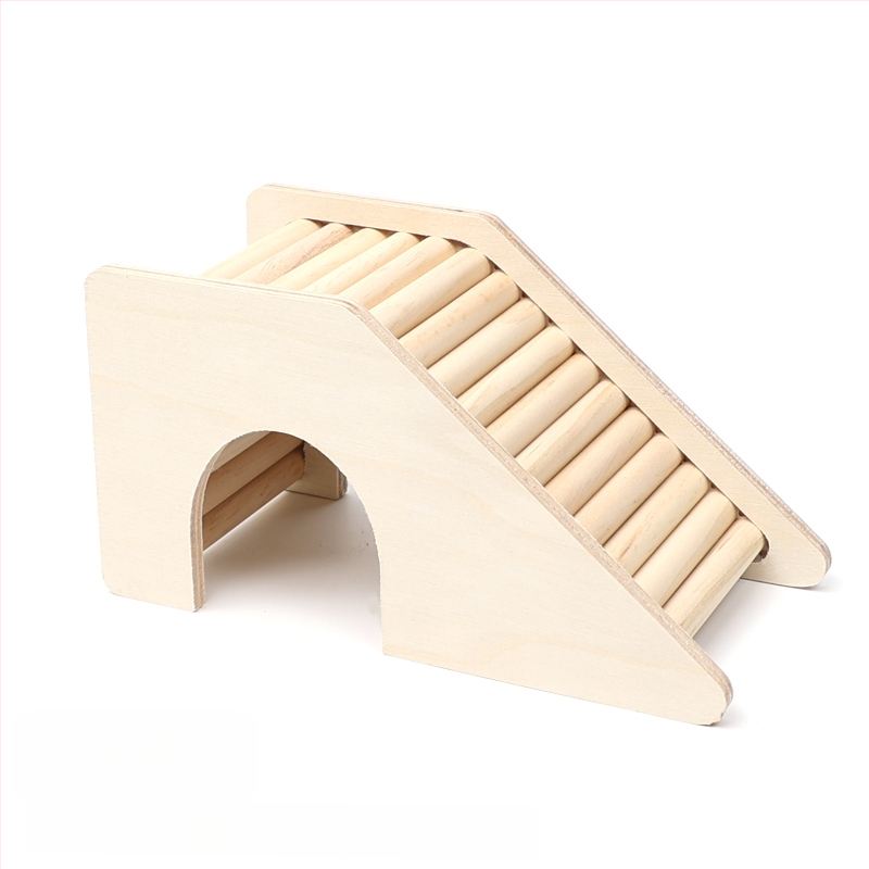 Zelta lāča mazā kāmīša platforma, kāpšanas kāpnes, kāpņu mēbeles, būra piederumi, ainavu rotaļlietas, dzīvības preces