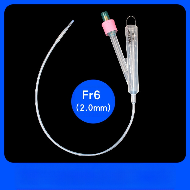 Eldobható kisállat katéter, dupla lumenű szilikon katéter kutyáknak, árnyékgolyós zacskóval, kutyapisilő zacskó