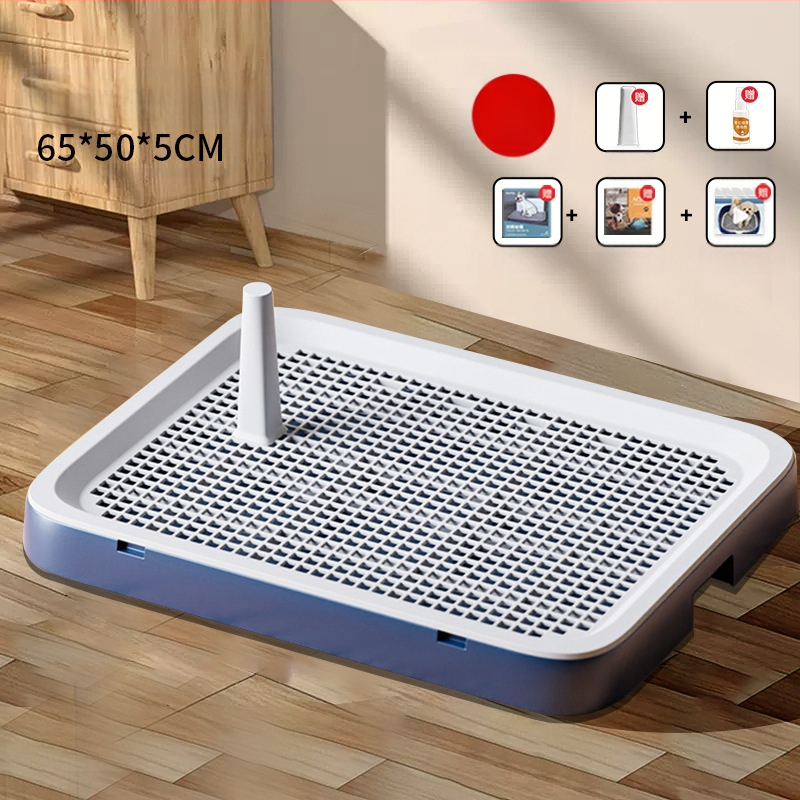 Šunų tualetas, didelis, plokščias, vidutinio ir mažo dydžio šunims, ypač didelis šlapimo padėklas, smėlio dubuo, specialus augintinių išmatoms, su sienele šuniui