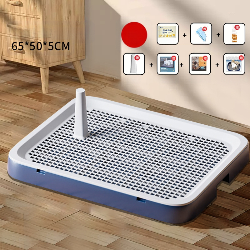 Šunų tualetas, didelis, plokščias, vidutinio ir mažo dydžio šunims, ypač didelis šlapimo padėklas, smėlio dubuo, specialus augintinių išmatoms, su sienele šuniui