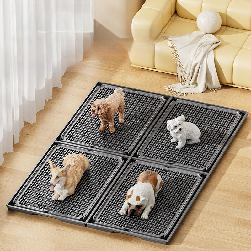 Piiriüleselt ühendatav koeratualett uriinipidaja suunajapostiga, astumisvastane koerapissuaar, kergesti puhastatav, väikestele ja keskmise suurusega koertele ja lemmikloomadele.