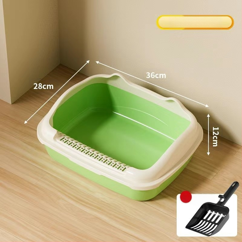 Határokon átnyúló macskaalom doboz, túlméretezett, teljesen zárt macska WC, homok elleni trombita bébi macskaalom doboz, macskakellékek