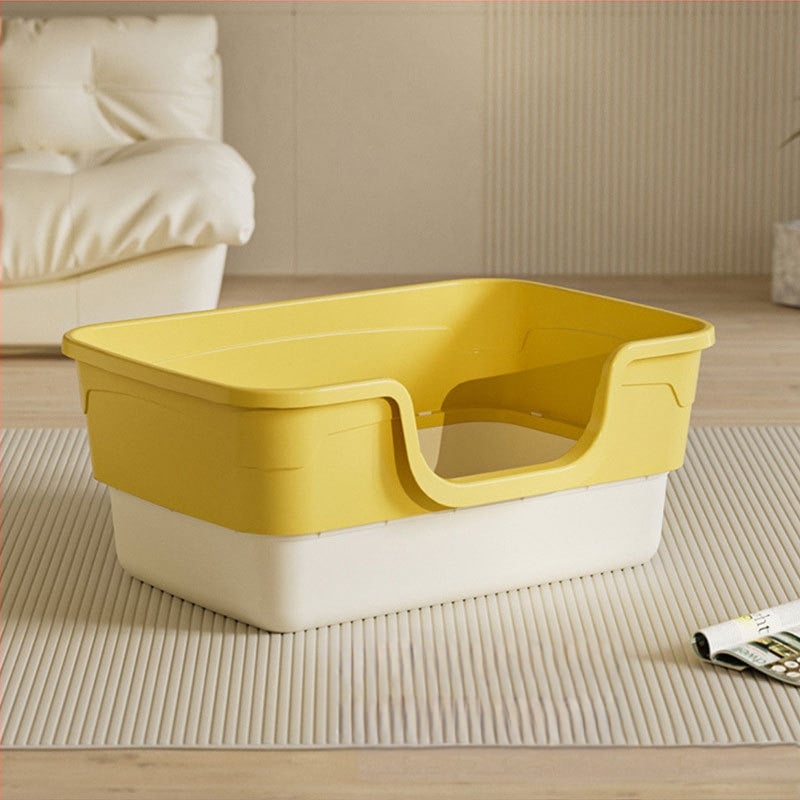 Suur kassiliivakast, ülisuur, täielikult poolsuletud kassi tualett, eriti suur pritsmekindel kassiliivakast, kassidele mõeldud lemmikloomatarbed