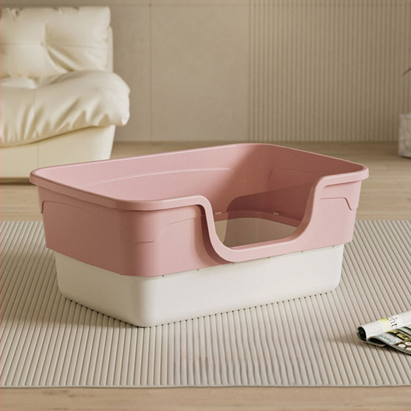 Suur kassiliivakast, ülisuur, täielikult poolsuletud kassi tualett, eriti suur pritsmekindel kassiliivakast, kassidele mõeldud lemmikloomatarbed