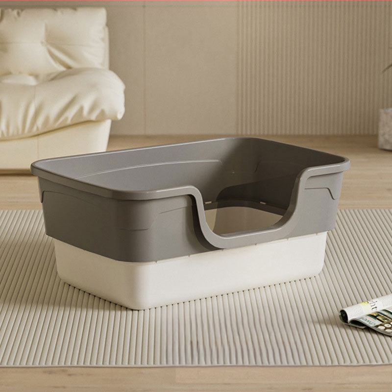 Suur kassiliivakast, ülisuur, täielikult poolsuletud kassi tualett, eriti suur pritsmekindel kassiliivakast, kassidele mõeldud lemmikloomatarbed