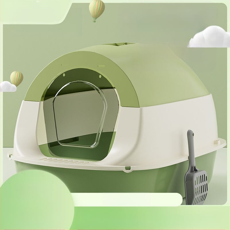 Teljesen zárt, számos macskaalom, szagsemlegesítő, alommal, WC-ketrec, cicaürülék-medence, macska kellékek, alapértelmezett