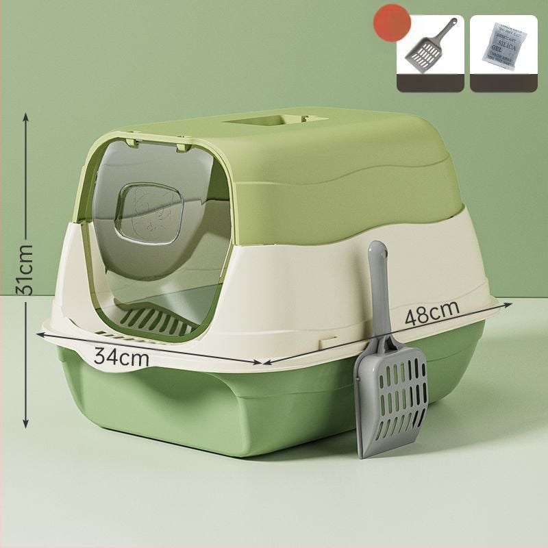 Teljesen zárt, számos macskaalom, szagsemlegesítő, alommal, WC-ketrec, cicaürülék-medence, macska kellékek, alapértelmezett