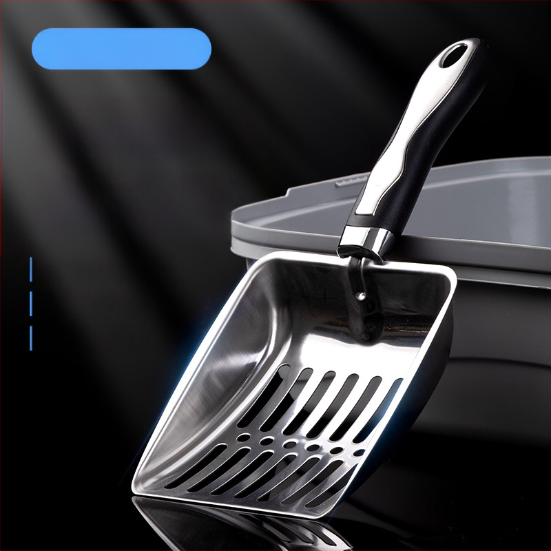 Tarpvalstybinis kačių kraiko kastuvas kačių kastuvas nerūdijančio plieno kačių kastuvas kačių kraiko dezodorantų valymo įrankiai gamyklos didmeninė prekyba naminių gyvūnėlių reikmenimis