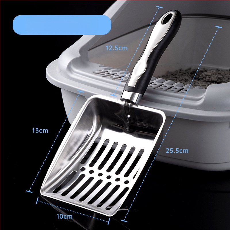 Tarpvalstybinis kačių kraiko kastuvas kačių kastuvas nerūdijančio plieno kačių kastuvas kačių kraiko dezodorantų valymo įrankiai gamyklos didmeninė prekyba naminių gyvūnėlių reikmenimis