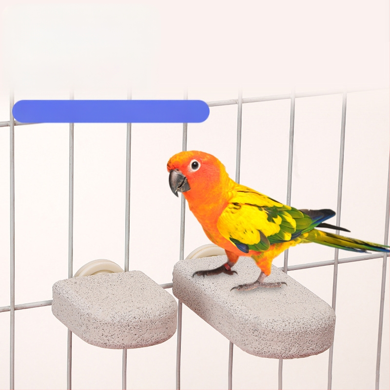 Platforma za brušenje kandži od papige za sladoled za ublažavanje dosade, matirana kandža, božur, xuanfeng, tigrova koža, zanimljiva interaktivna platforma za skakanje od vulkanskog kamena