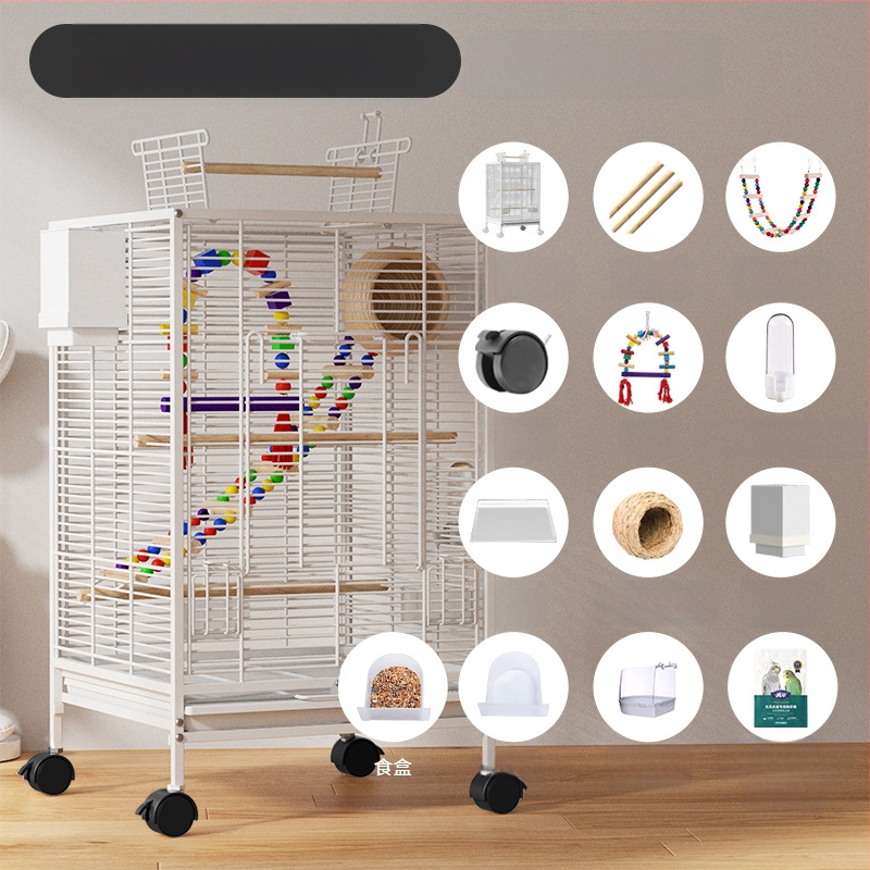 Paukščių narvelis Naujo stiliaus kryžius Šilkinis Buitinis Papūgos Tigro Odos Bijūnas Xuan Feng Varnėnas Gyvas Paukštis Maža Saulė Speciali Didelė Vila