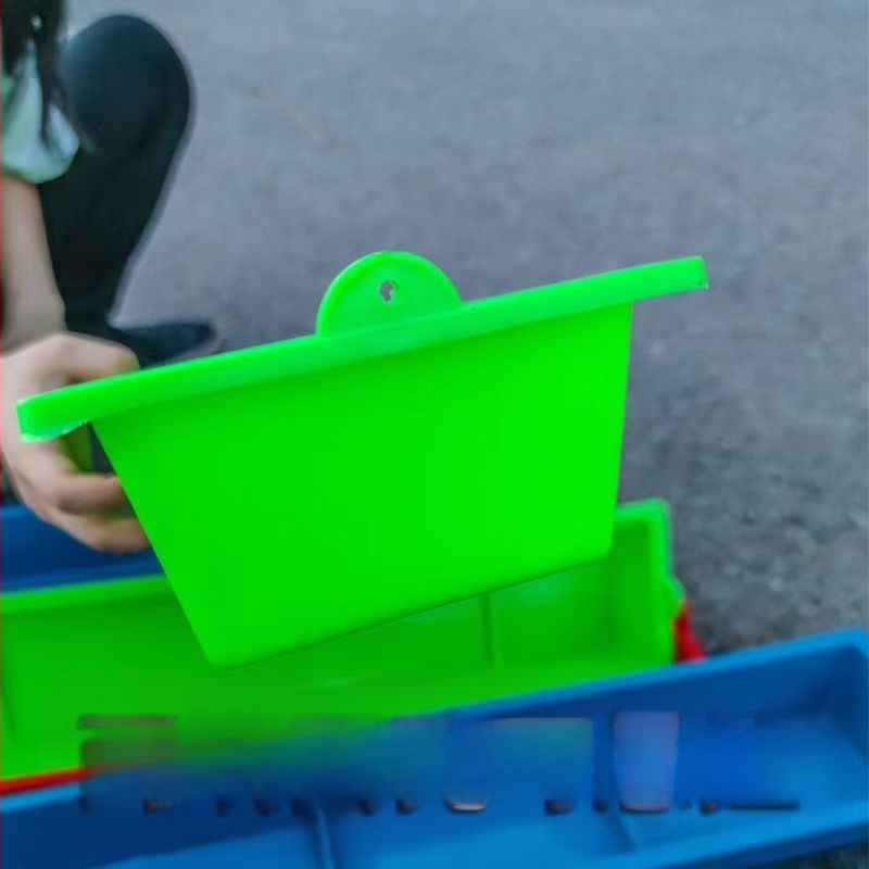 Hrănitoare suspendată pentru pui, jgheab dreptunghiular pentru pui și rațe, jgheab pentru hrana puilor