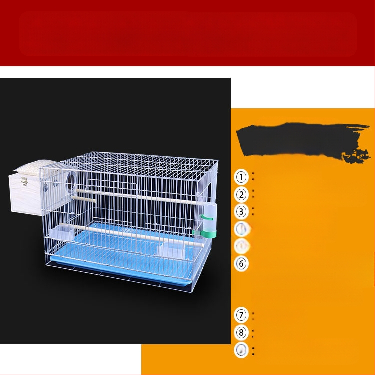 Naujas didelis, paryškintas, silpnas cinkuotas veisimo narvas, bijūnų papūgų paukščių narvas, „Xuanfeng“ vabalų balandžių didelis paukščių narvas